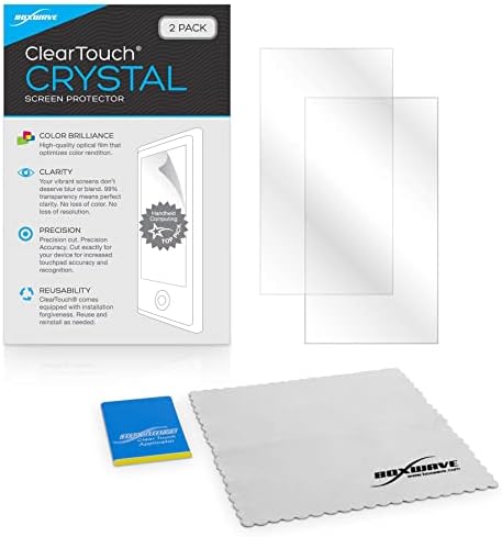 Protetor de tela de ondas de caixa compatível com câmera de ação Wolfang Ga200 - ClearTouch Crystal, HD Film Skin - Shields