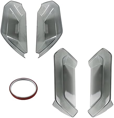 LAFORMO 4PCS Kit de lente da luz traseira traseira compatível com 2014 2015 2017 2018 2019 Chevy Corvette Smoked