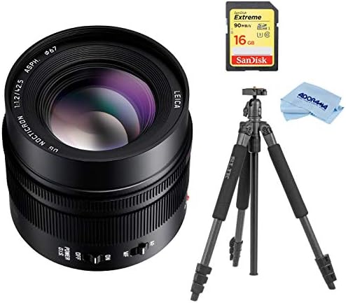 Panasonic Lumix G Leica DG Nocticron Lens, 42,5 mm, F1.2 ASPH, Micro Mirrorless Professional Quatro Terços, Power O.I.S.