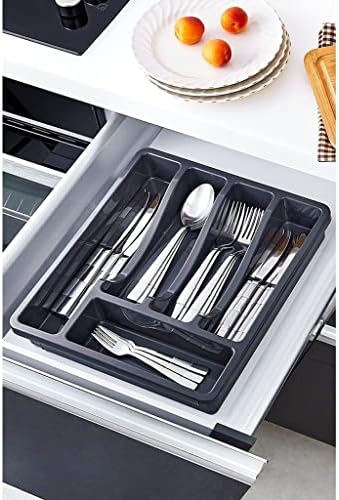 Gaveta de utensílio ajustável expansível do slatiom para o organizador de utensílios de cozinha armazenamento multiuso para cozinha
