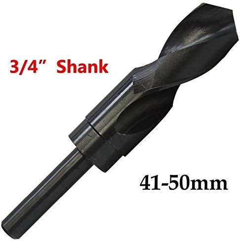 Conjunto de broca de peças XMEIFEI 1PC 41mm-50mm Reduzido HSS Reduzido HSS Twist Drill Bit Bits Long Bits