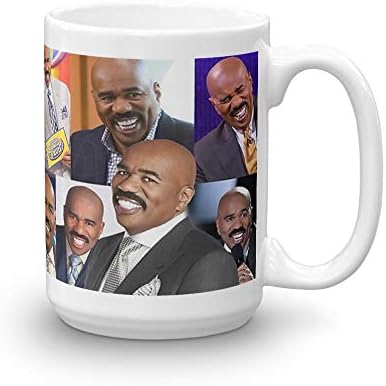 Steve Harvey - Colagem 15 oz de cerâmica branca