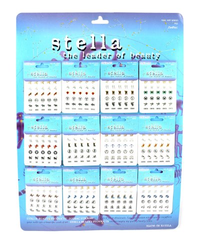 STELLE AUTHER NEW ART STET STET ZODIAC 12 pacotes em designs diferentes