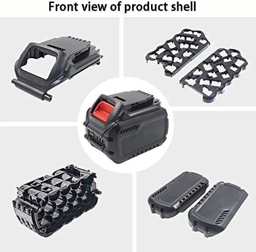 DCB609 Habitação de PCB de plástico DCB609 Para baterias de íons de lítio para DeWalt 20V 60V Flexvolt DCB606 DCB612, Bateria Battery Platical Housing Board Board Reparação do kit de reparo Peças