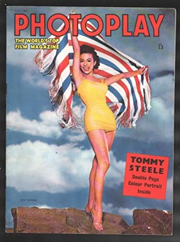 Fotoplay 5/1957-british pub-rita moreno-doris dia story-tommy Steele -lauren Bacall -elvis-vf