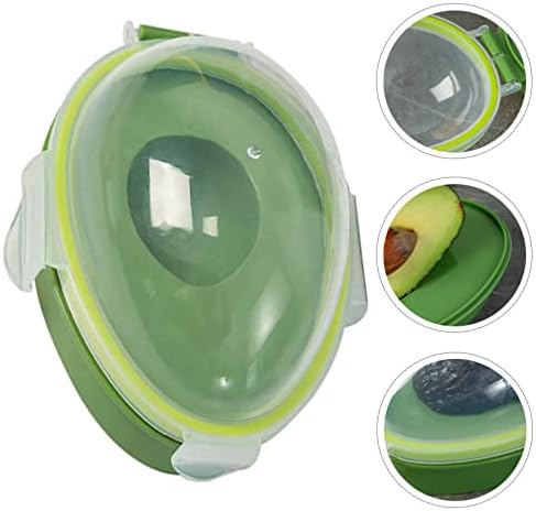 Luxshiny Avocado Lemon Saver 3pcs Guardião Mantenha seus abacates frescos por dias Contêiner de armazenamento Organizador de economia