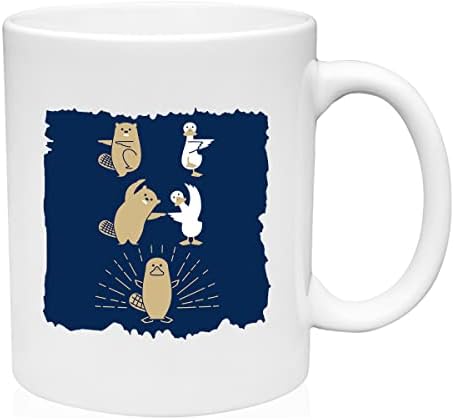 GBB imprime Platypus Fusion Caneca de caneca de cerâmica Copo de presente engraçado