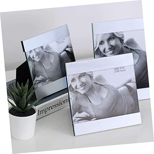 Holibanna Aluminum Loy Photo Frame Frames Memorial Memorial Frame Frames de imagem para casal Fios de imagem de imagem vintage para