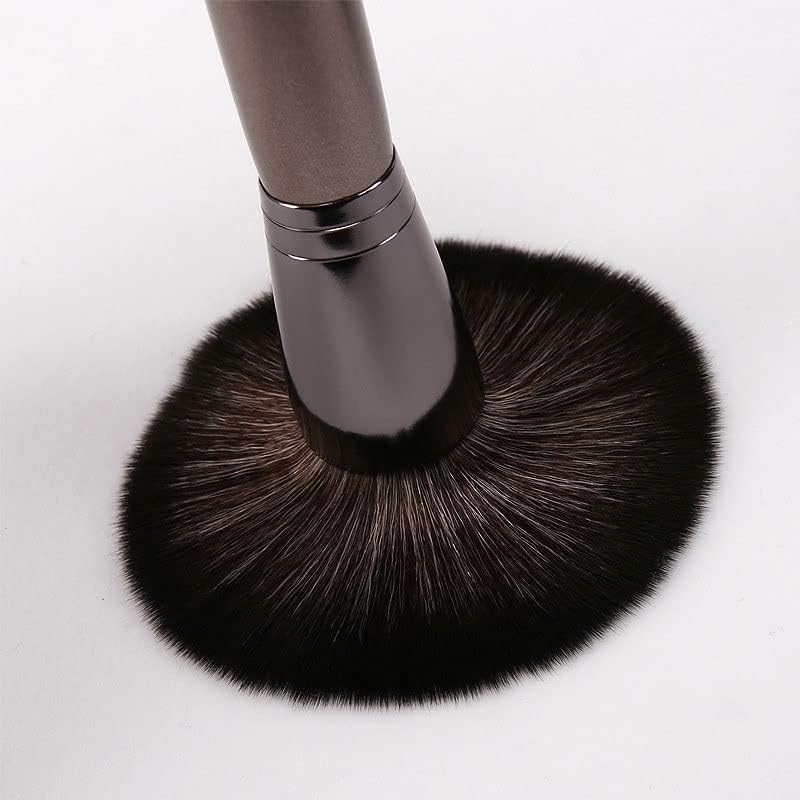 Brush de maquiagem de Walnuta com um único pó solto e grandes ferramentas de beleza de escova de fundação