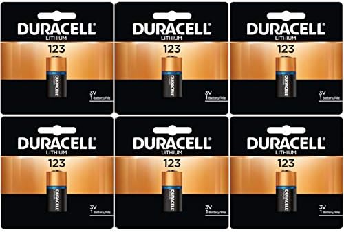 Duracell dl123abu 3 volts de alta potência de bateria de lítio