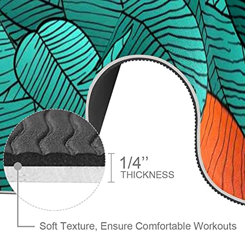 Siebzeh colorido premium tropical de espessura de ioga mato ecológico saúde e fitness non slip tapete para todos os tipos