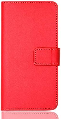 Wentian Xiaomi Mi 11 Case, CASEEXPERT® Premium Couather Kickstand Flip Wallet Bag Tampa para Xiaomi Mi 11 Vermelho