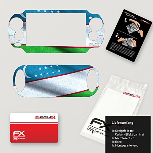 Sony PlayStation Vita Design Skin Bandeira do Uzbequistão adesivo de decalque para PlayStation Vita