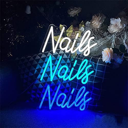 DVTEL Manicure Store LED SILHA DE NEON LED MODELAGEM LENTES LUZ LENTAS LUMINAS LEITAS SIGNA PAINEL DO PAINEL DE NEON LUZ DO CONHORATIVO,