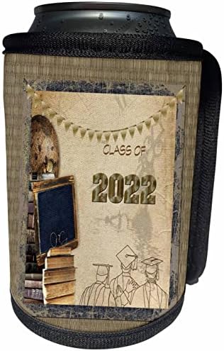 Imagem 3drose de 2022 graduados, colagem, livros, Globe. - LAPA BRANCHA RECERLER WRAP