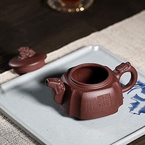 Kettle simples e criativo Bules de barro roxo de argila roxa Ore Samsung Samsung Shining Square Teapot Durable / 300ml bule, tamanho: 300ml, cor: Como mostrado, LSXYSP, como mostrado, 300ml
