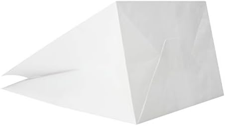 Carte Dozio Kraft Shopper com fundo quadrado, branco, alça torcida, F.to cm 27+17x29, cf 250 pcs