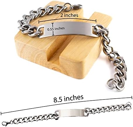 Novo treinador Cuban Chain Bracelet, sou um treinador. Para economizar tempo, vamos apenas, presente para homens,