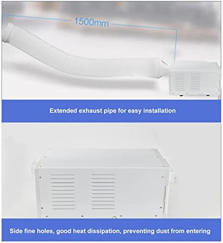 Ar condicionado compacto, tela de toque desumidificação aquecedor de ar resfriador menos ruído 280W 16-30 ℃ Modo de suspensão de alta