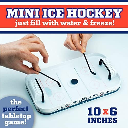 Paladone MiniateBhop Tabletop Ice Hockey Game - Adicione água e congele a pista