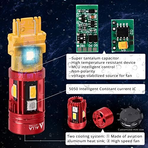 Iluminação alla lix barroce t25 3156 3157 lâmpadas LED Luzes de sinal de giro amarelo âmbar, plug-n-play 3457nak 4157nak 5702ak 3757ak cancus pishllinker lâmpadas upgrades upgrade