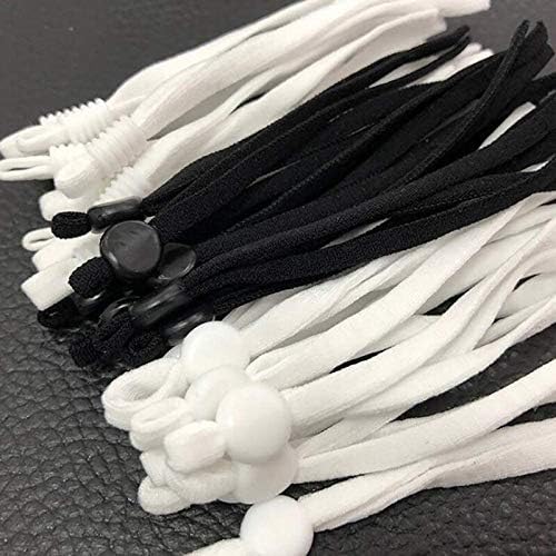 Selcraft 100 PCs Costura de faixa elástica com fivela ajustável máscara elástica earloop corda de abastecimento de rapa