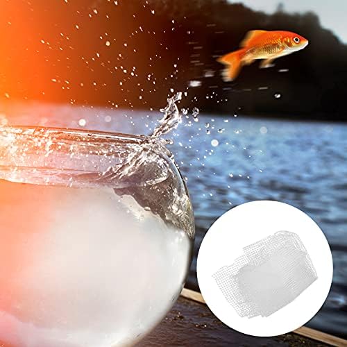 Hemobllo Fish Anti- Salto líquido Clear malha líquido Tanque de peixe Rede de rede limpa Rede de peixe diy tanque de malha de malha para aquário Tanque de peixes cobrindo a tela de aquário tampa de malha transparente net