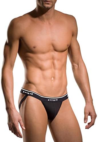 Papi Men's 3-Pack Jockstrap, Athletic Spoiler, Roupa íntima de treino masculino respirável