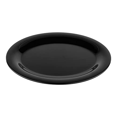 Obtenha OP-950-BK melamina oval de prato / prato de jantar, 9,75 x 7,25, preto