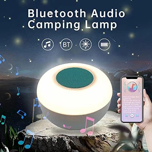 Lâmpada de acampamento Touch Night Light Light Bluetooth Alto