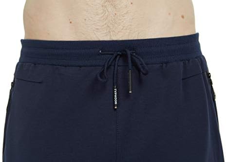 Calça de moletom de HCSS para homens com bolsos de zíper calças esportivas de fundo fechado de calças esportivas para