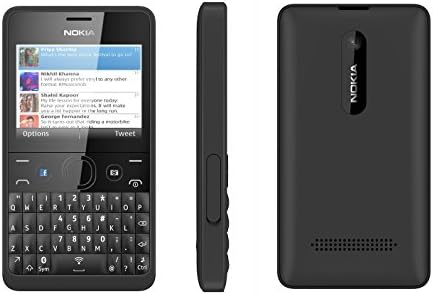 Nokia Asha 210.5 Factory Desbloqueou Dual GSM Band 850/1900 - Black