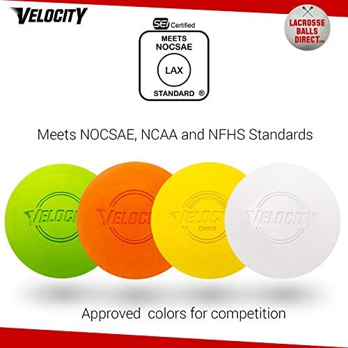 Bolas de lacrosse de velocidade - 6, 12, 18, 24, 36, 60 e 120 pacotes - NFHS oficial e tamanho aprovado pela faculdade