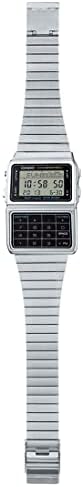 Casio Men Silver Tone 25 Memory Calculator Bathank Watch