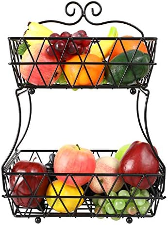 Izlif Baskets de pão de fruta de fruta de fruta de duas camadas de fruta de duas camadas