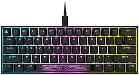 Corsair K65 RGB Mini 60% teclado de jogo mecânico preto