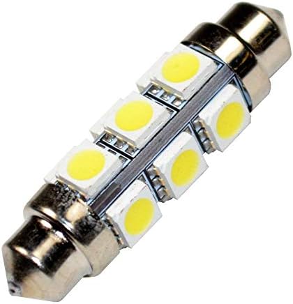 HQRP 360 DEG 42mm festoon 12 LEDs 5050smd 2,88W 168 lúmen lâmpada para 560 569 578 211 212 212-2 2122 214-2 2142 6413 6429 DE3021 DE3022