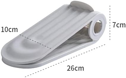 Rack de sapato de armazenamento HXNINE, dobrável portador de sapato de calçada de plástico dupla camada integrada