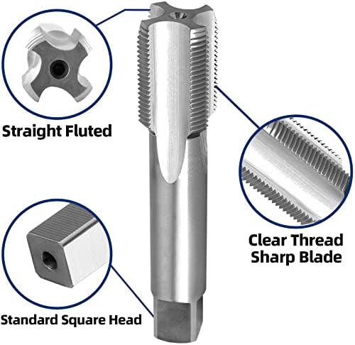 Burkit M35 x 3 Treque Torne da mão esquerda, HSS M35 x 3,0 Máquina de caia reta Tap Tap