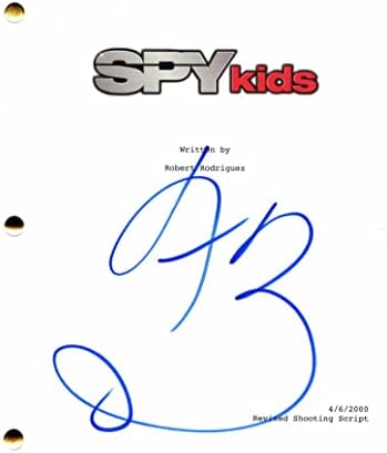 Antonio Banderas assinou autógrafos Spy Kids Script Full Movie - Filadélfia, Desperado, Evita, A Máscara de Zorro, Puss in Boots in