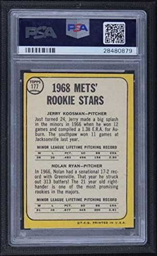 1968 TOPPS 177 MB METS NOLE