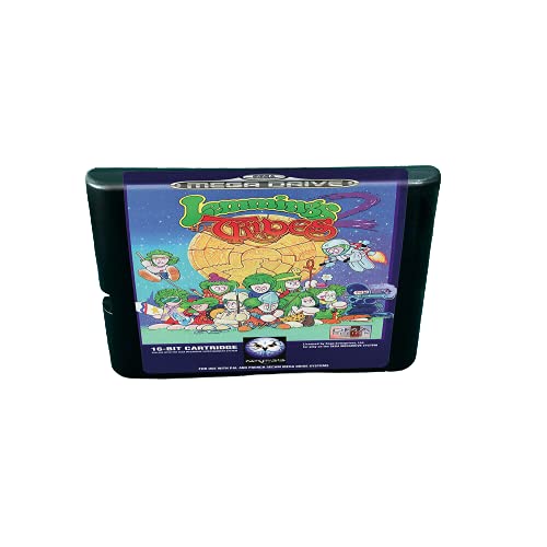 Aditi Lemmings 2 As Tribos - Cartucho de Jogos MD de 16 bits para Megadrive Gênesis Console