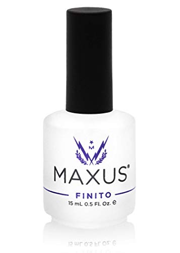 Maxus prega o esmalte de camada superior do finito, alto brilho, secagem rápida, 0,5 fl. Oz.