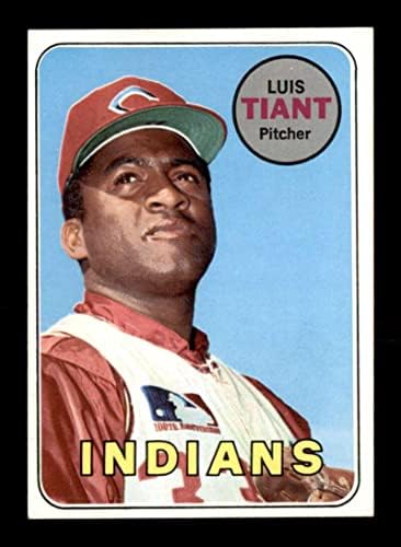 #560 Luis Tiant - 1969 Topps Baseball Cards classificados Exmt+ - Baseball Slabbed Autographed Vintage Cards