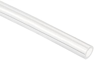 tubo de silicone uxcell 3mm ID x 4 mm od 9,8 'flexível tubulação de borracha de borracha flexível Tubo de mangueira de ar transparente