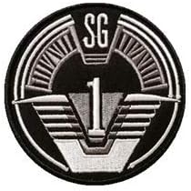 Stargate SG-1 TV Series Logo Bordado Bordado Militar Militar Moral Patch Badges emblema Applique Ganch Patches para Acessórios para