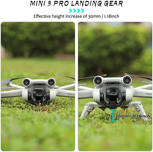 IEAGO RC Mini 3 Pro 3 em 1 kit: Forma da aranha Faixa de aterrissagem perna de pouso dobrável + 360 ° Propeller Blade Anel anti-colisão