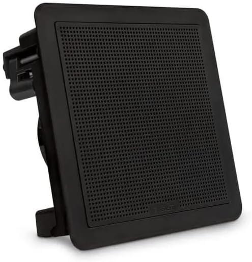 Garmin Fusion® FM Series Marine Speakers, 7,7 de 200 watts Flush Mount Square Black, uma marca