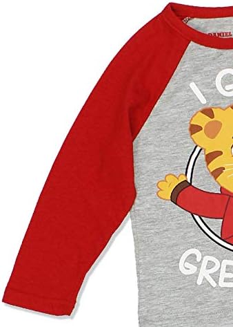 Camiseta de manga longa do garoto de Daniel Tiger