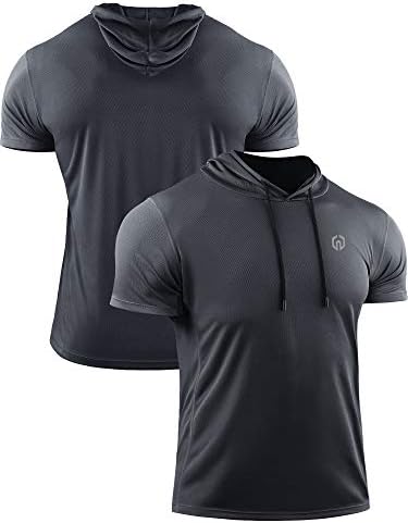 NELEUS MEN MEN PACK RUND Running Shirt Mesh Treino Camisetas Athletics com capuzes